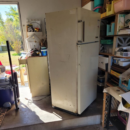 old fridge removal